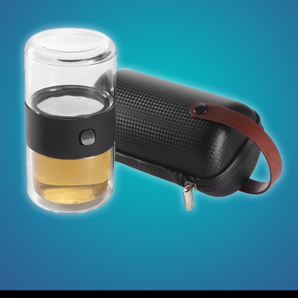 Send‎ travel tea infuser with case. Brand new